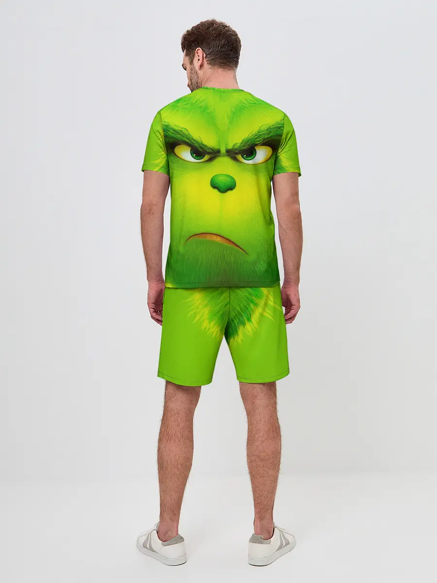 Мужской костюм с шортами / Гринч 3D/ The Grinch