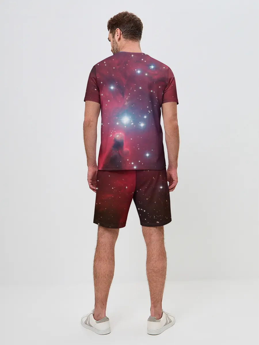 Мужской костюм с шортами / космос