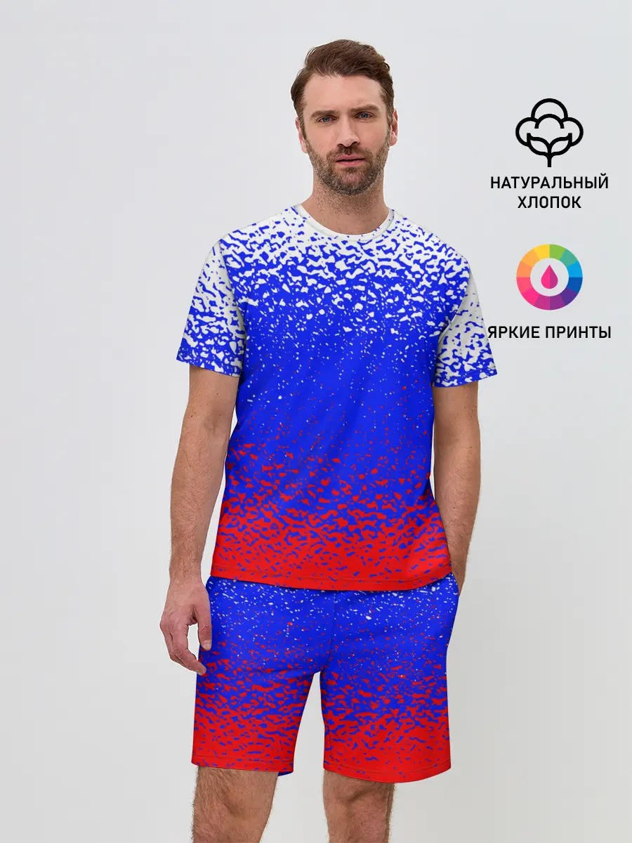 Мужской костюм с шортами / Текстура.