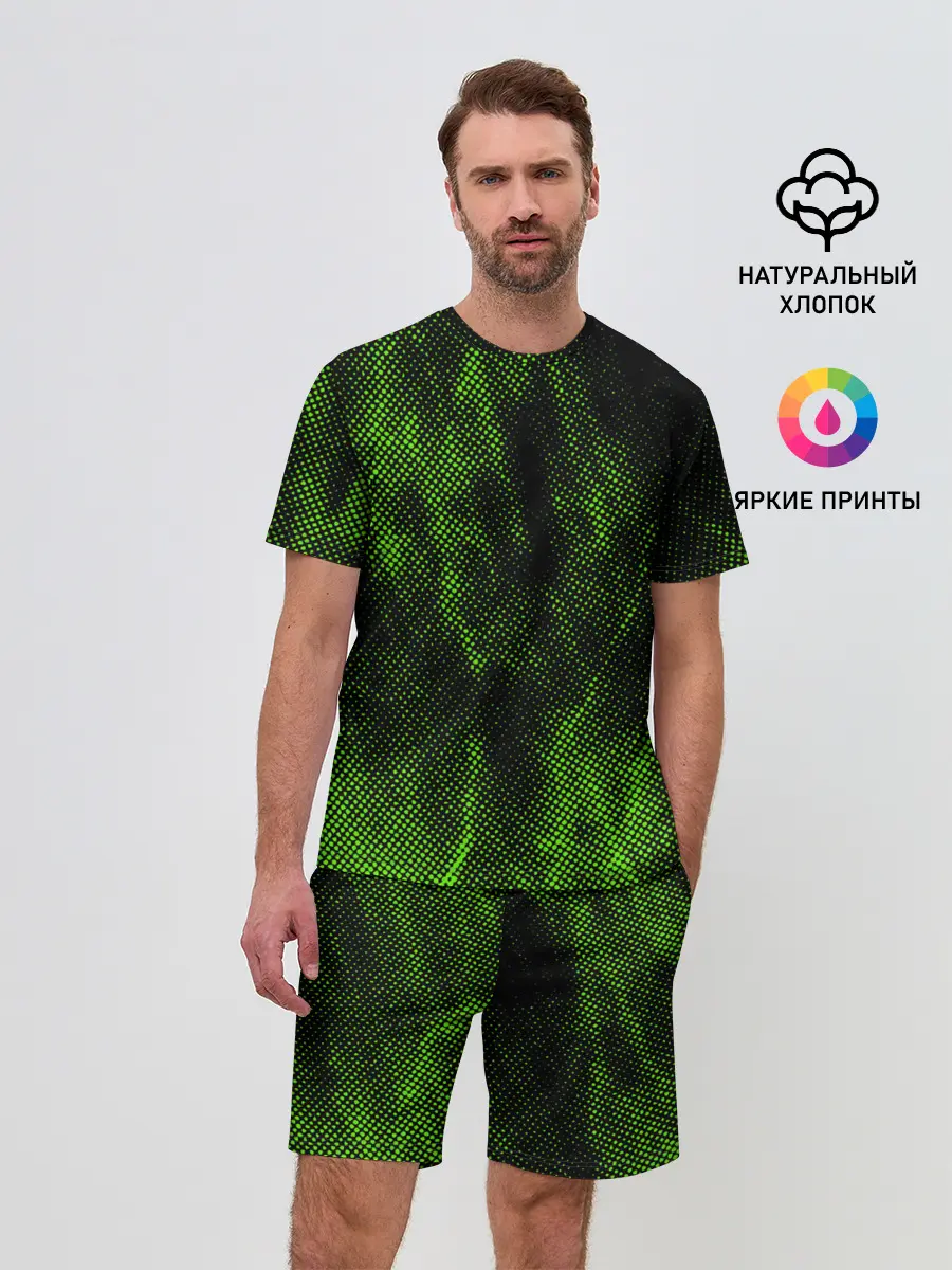 Мужской костюм с шортами / Текстура.