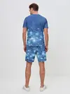 Мужской костюм с шортами / Снежинки.