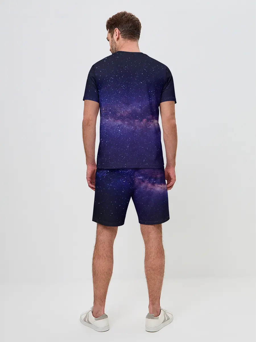 Мужской костюм с шортами / Космос