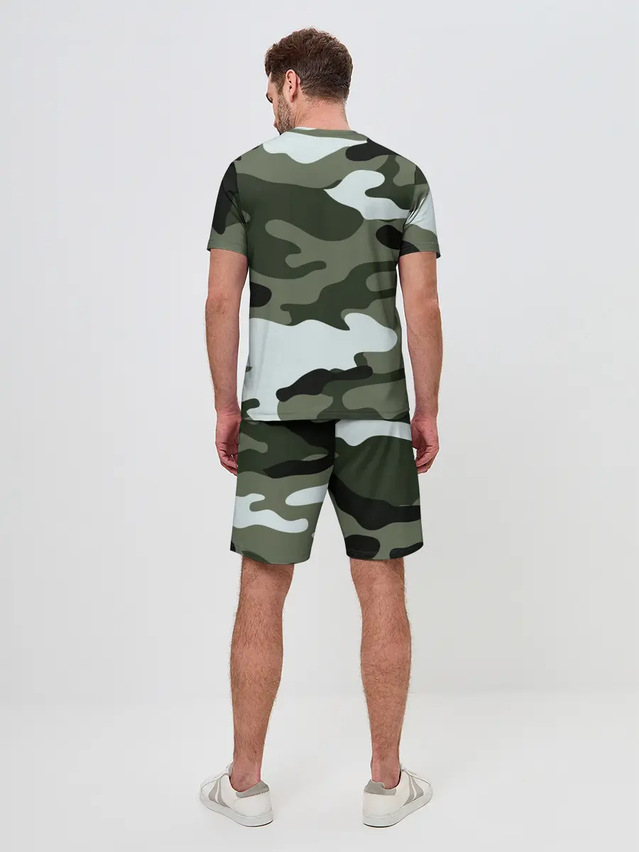 Мужской костюм с шортами / camouflage 2