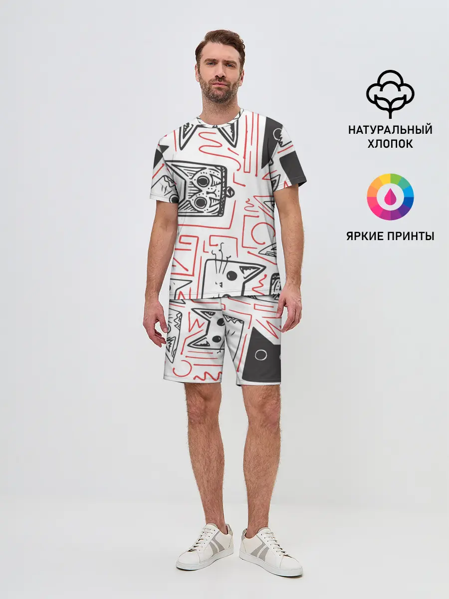 Мужской костюм с шортами / Cats