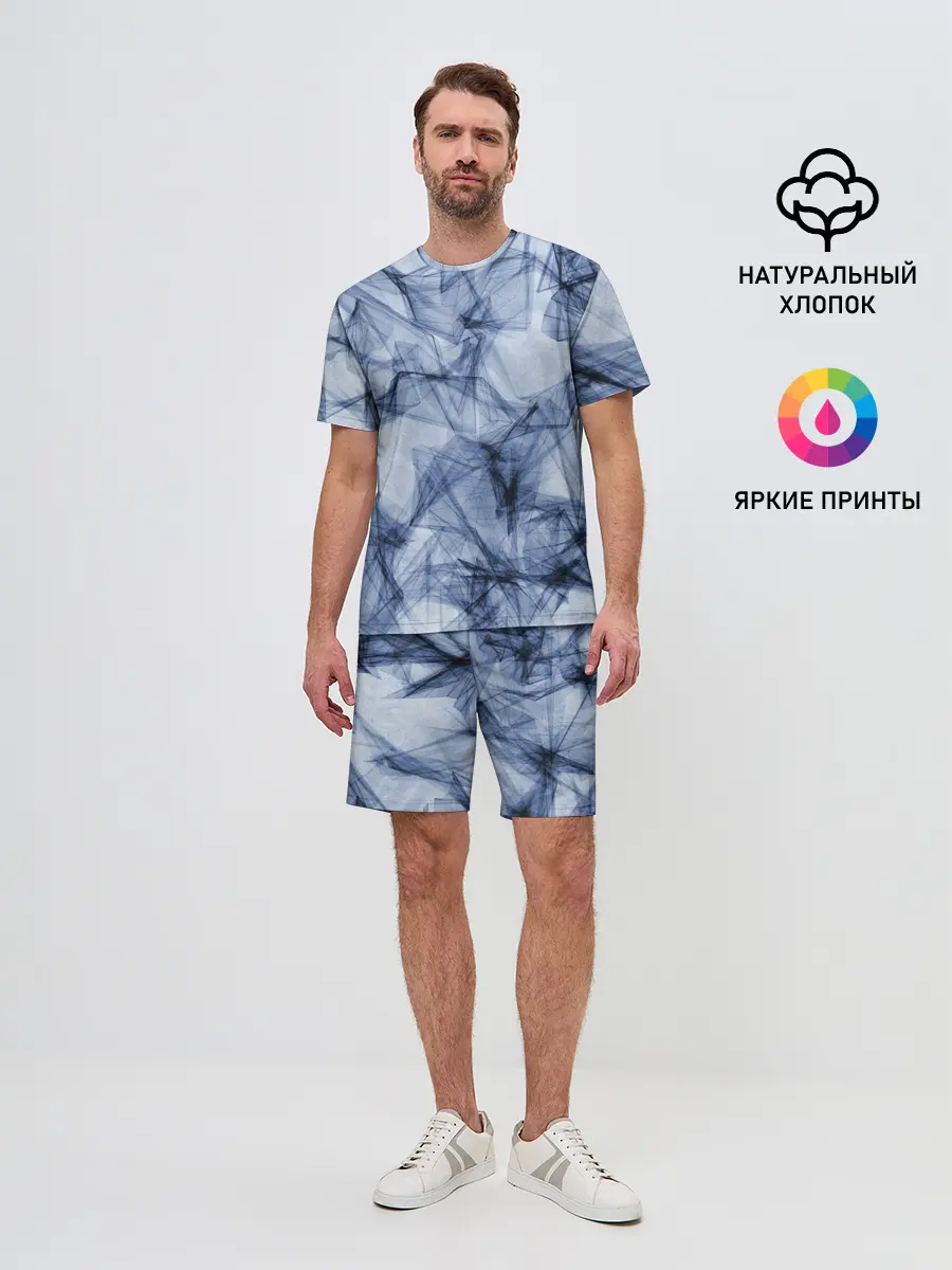 Мужской костюм с шортами / Текстура.
