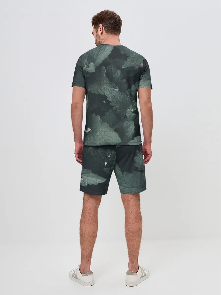 Мужской костюм с шортами / Мята.