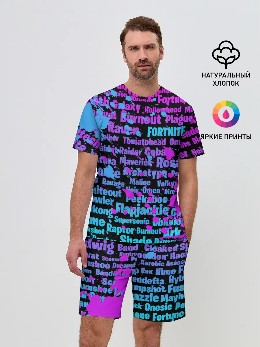 Мужской костюм с шортами / Fortnite Names