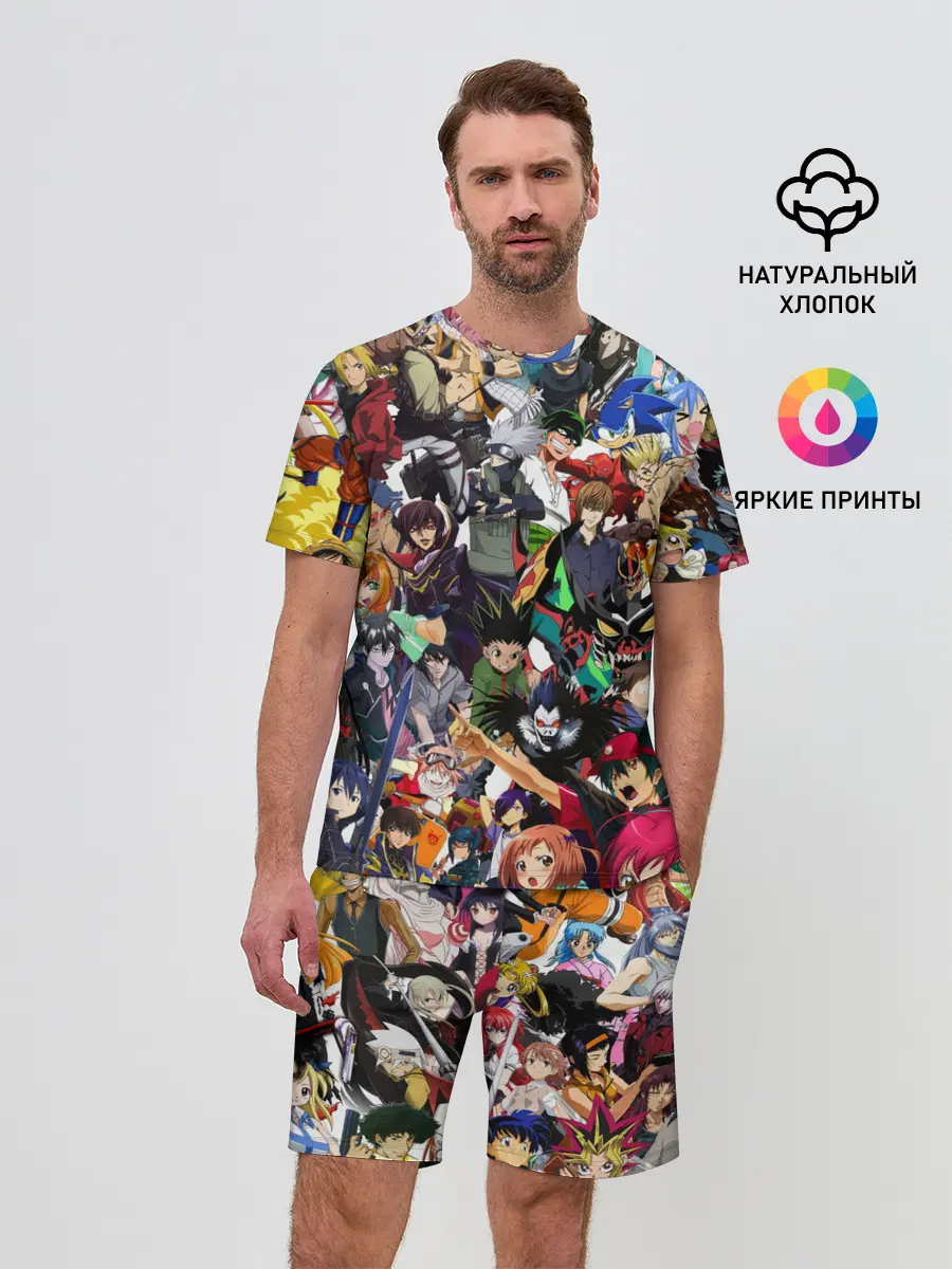 Мужской костюм с шортами / ACTION ANIME CHARACTERS!