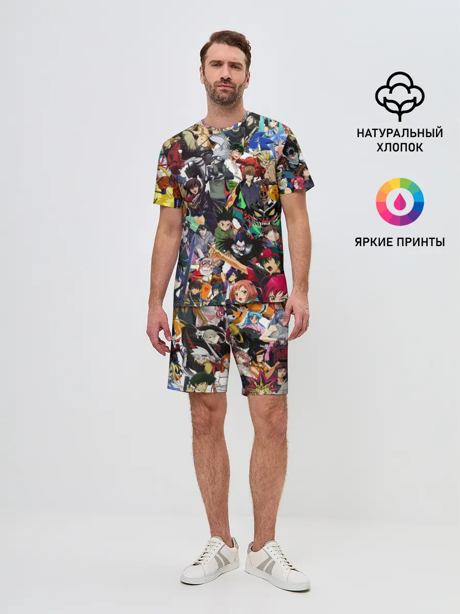 Мужской костюм с шортами / ACTION ANIME CHARACTERS!