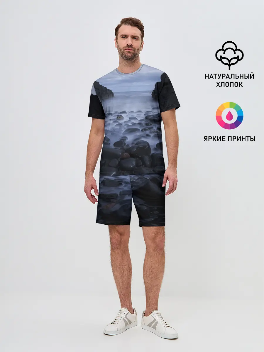 Мужской костюм с шортами / Горные породы