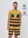 Мужской костюм с шортами / Minecraft Bee