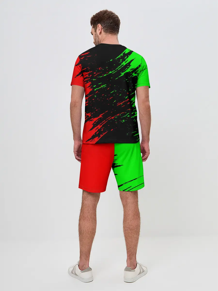 Мужской костюм с шортами / MINECRAFT