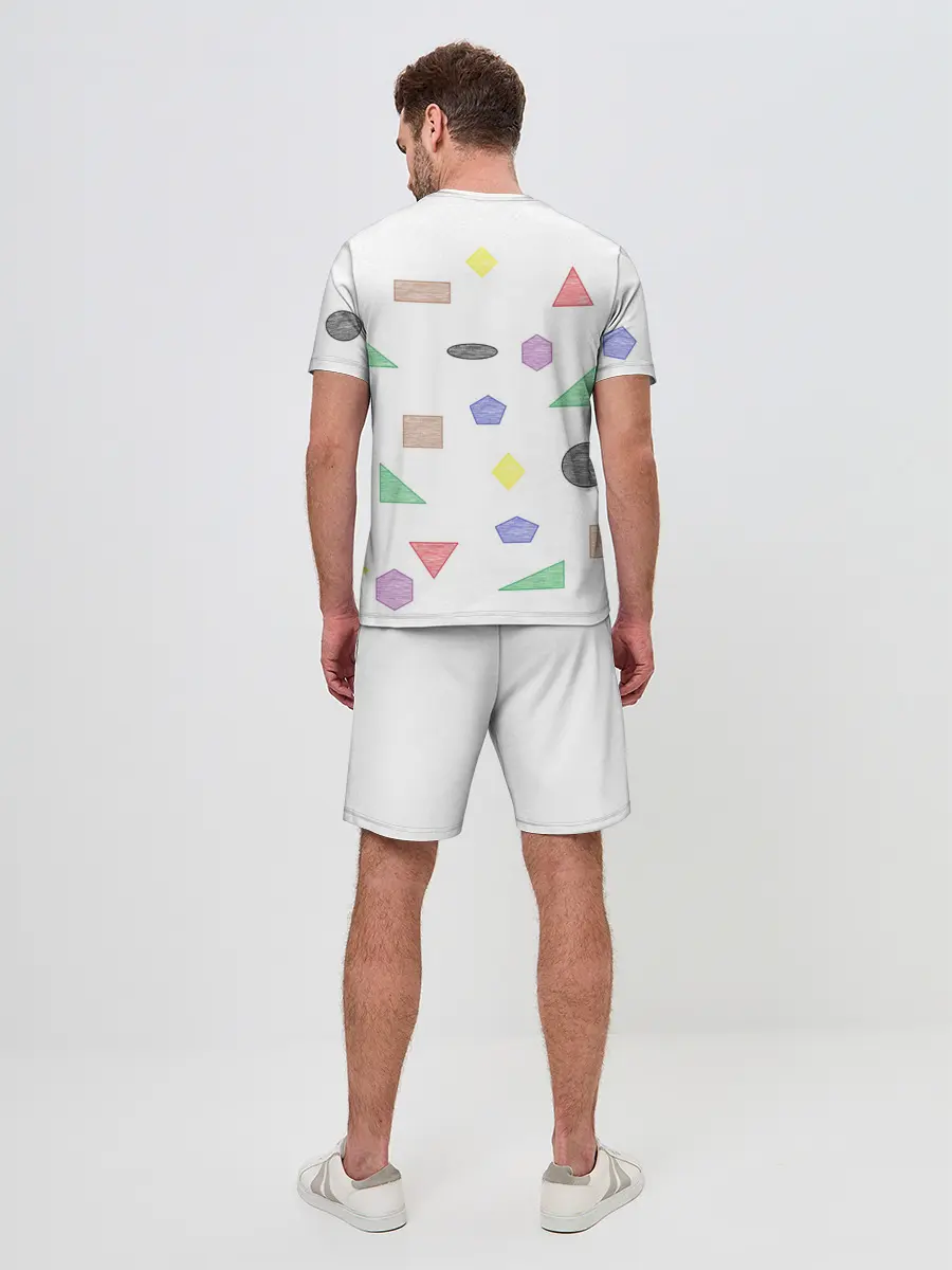 Мужской костюм с шортами / Геометрия