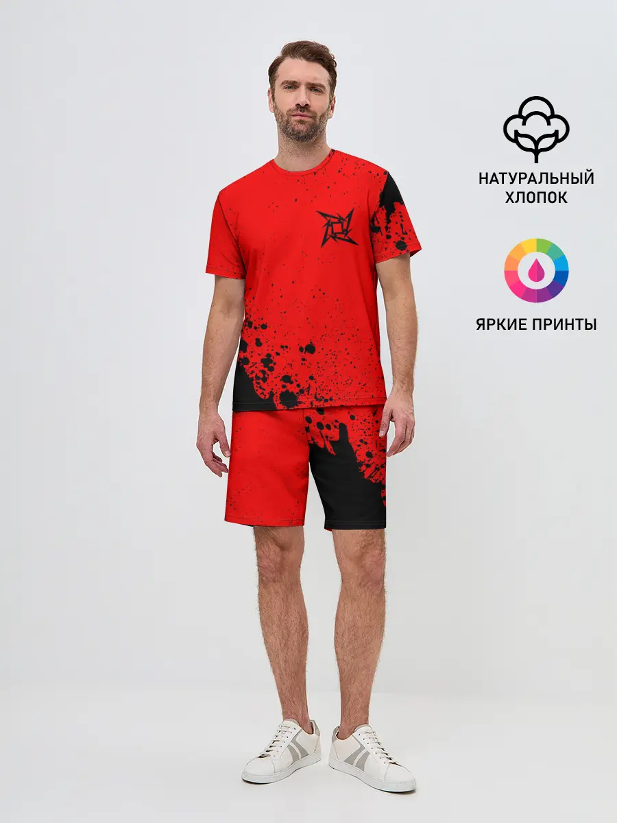 Мужской костюм с шортами / METALLICA / МЕТАЛЛИКА