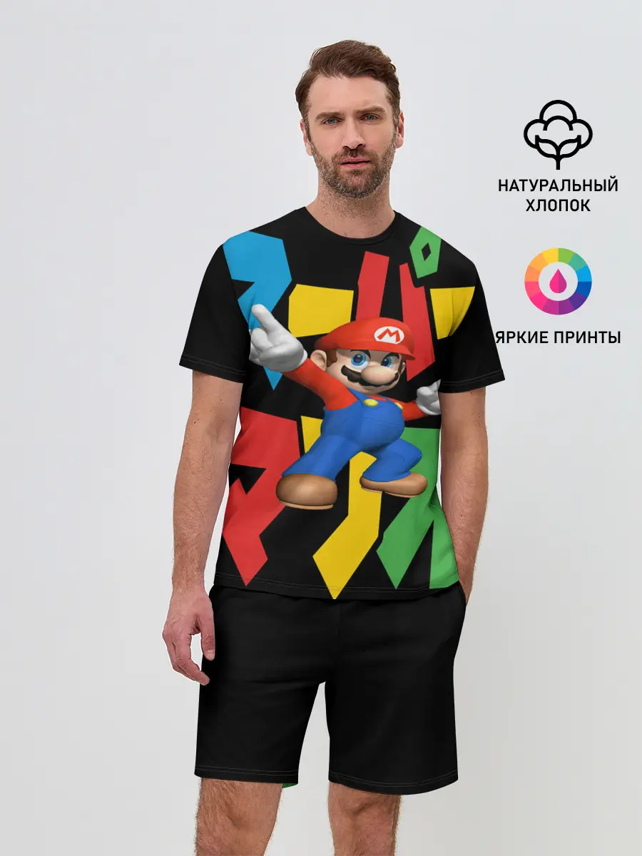 Мужской костюм с шортами / mario