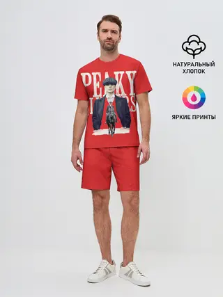 Мужской костюм с шортами / Острые козырьки