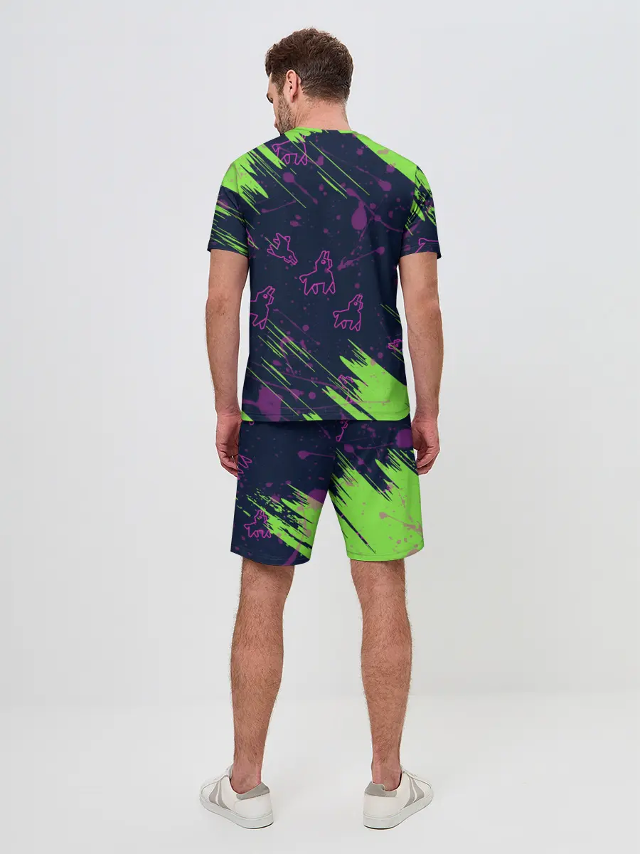 Мужской костюм с шортами / FORTNITE LAMA.