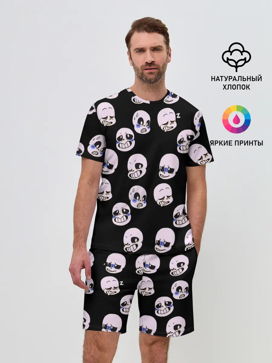 Мужской костюм с шортами / Undertale