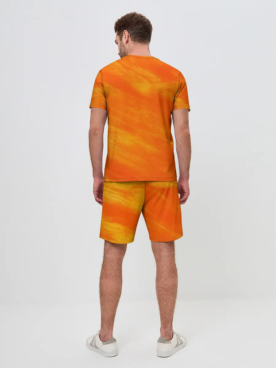 Мужской костюм с шортами / ОРАНЖЕВАЯ КРАСКА