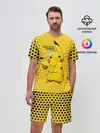 Мужской костюм с шортами / Pikachu Pika Pika