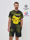 Мужской костюм с шортами / Pikachu Pika Pika
