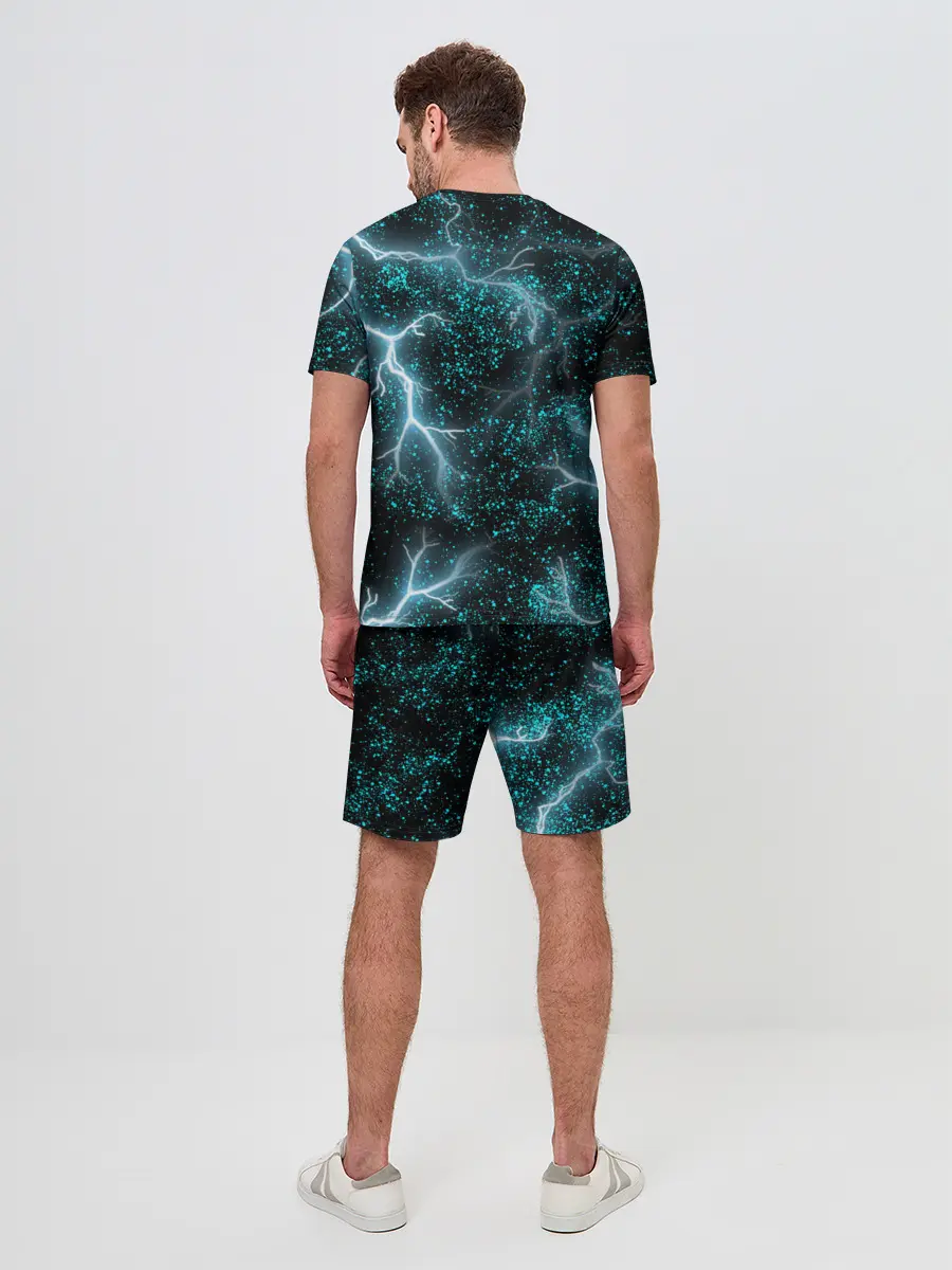 Мужской костюм с шортами / Молния