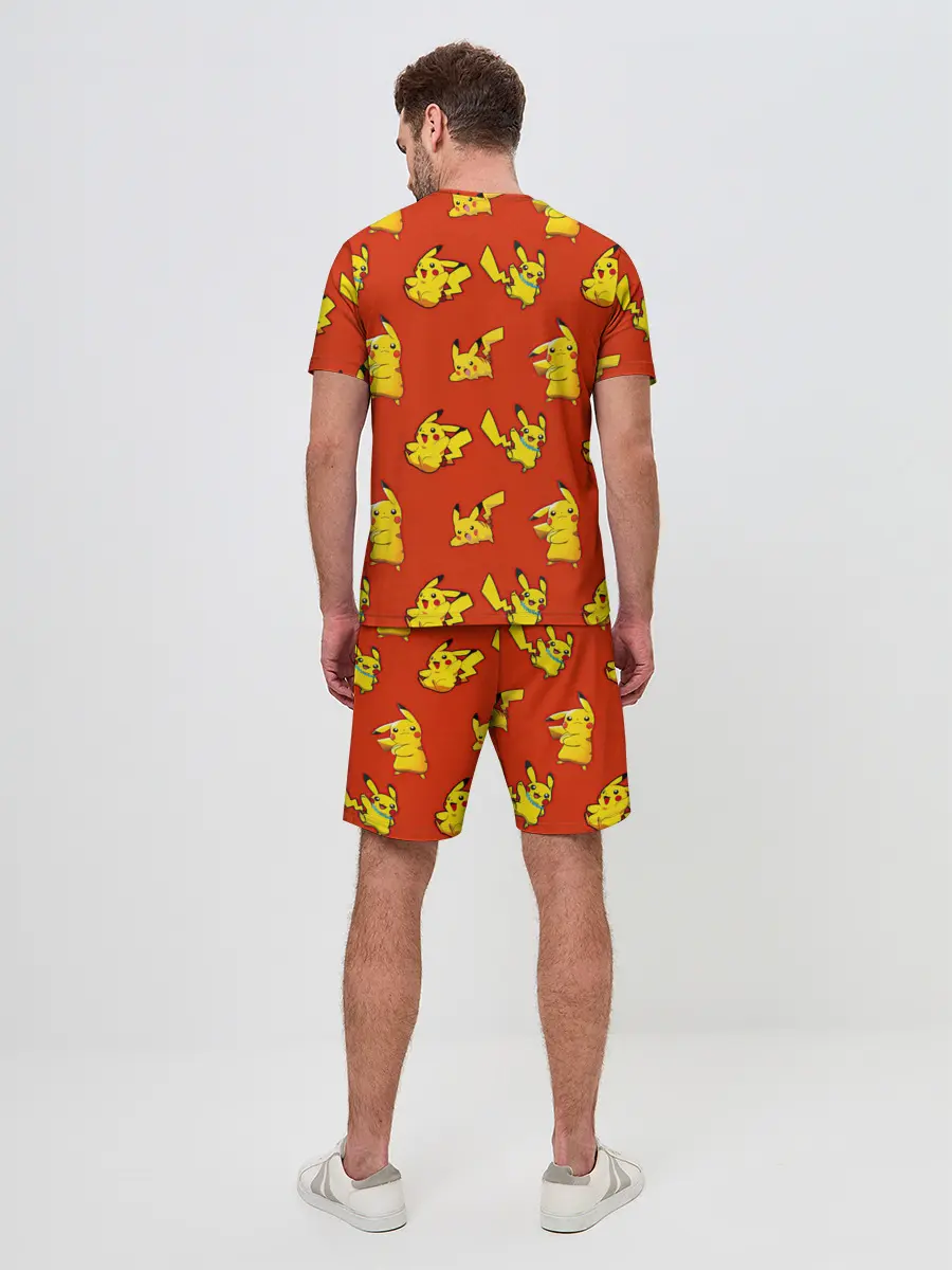 Мужской костюм с шортами / Пикачу