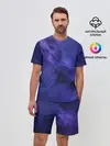 Мужской костюм с шортами / Космос