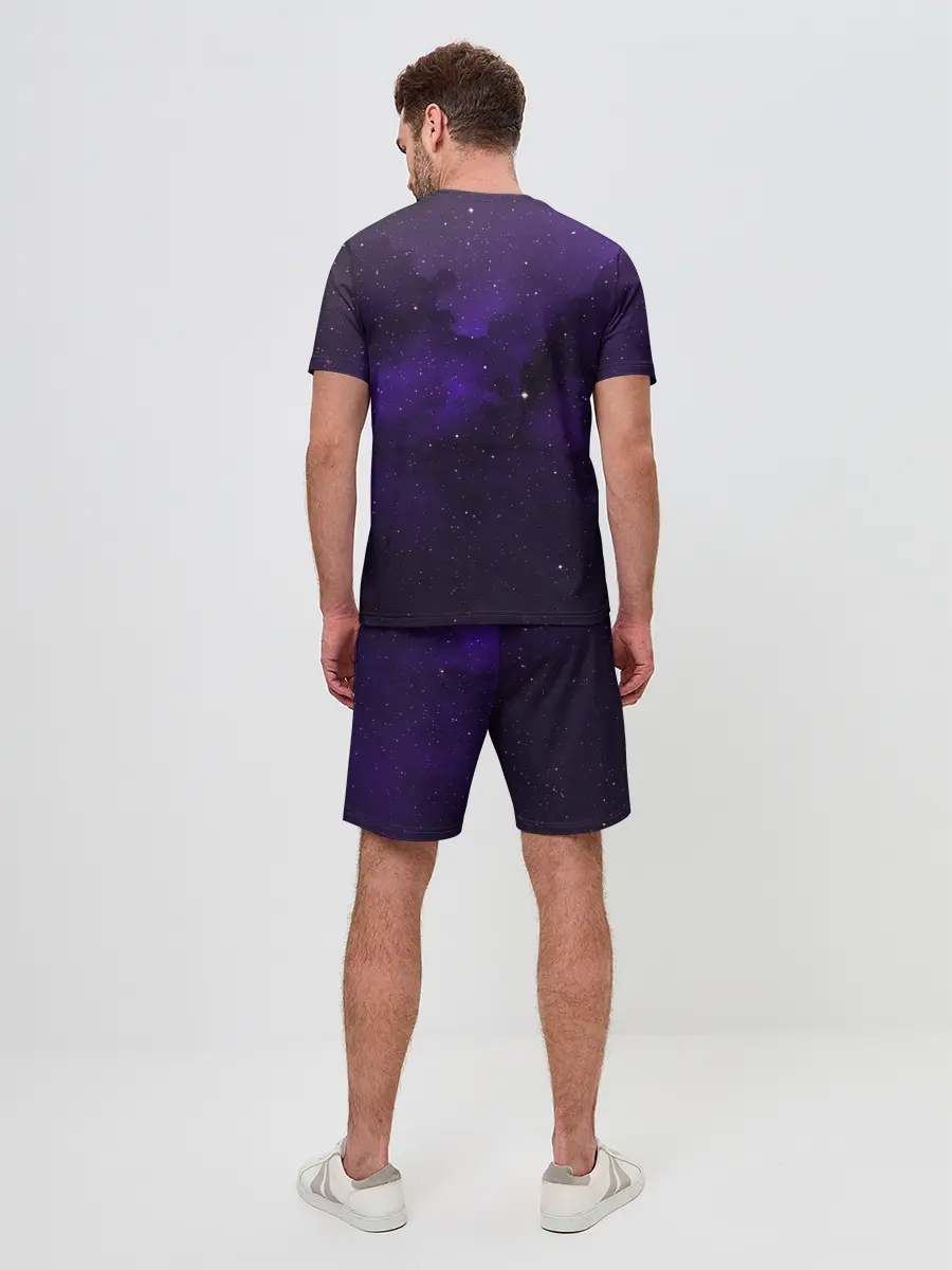 Мужской костюм с шортами / Космос