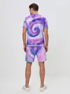 Мужской костюм с шортами / TIE-DYE PURPLE