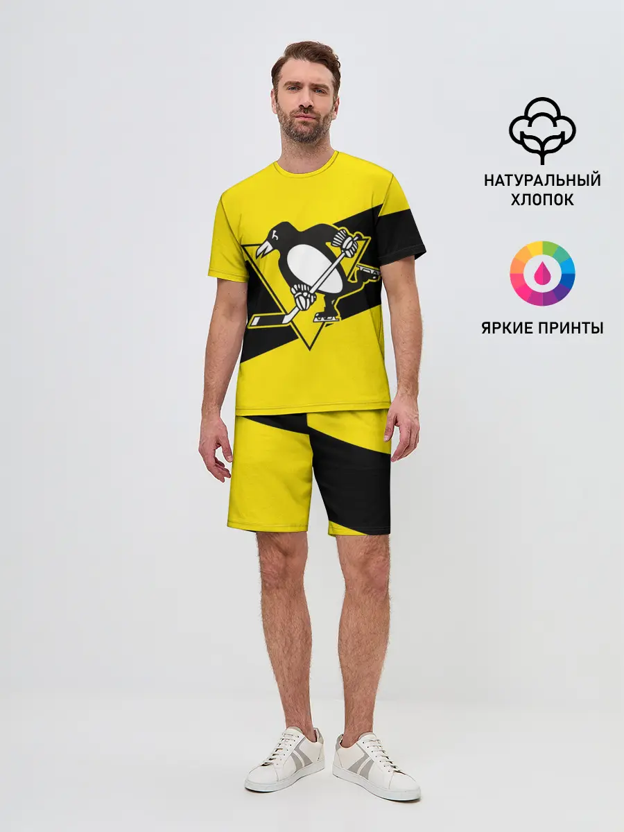 Мужской костюм с шортами / Питтсбург Пингвинз