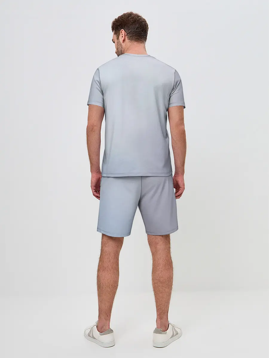 Мужской костюм с шортами / Кот в шарфе