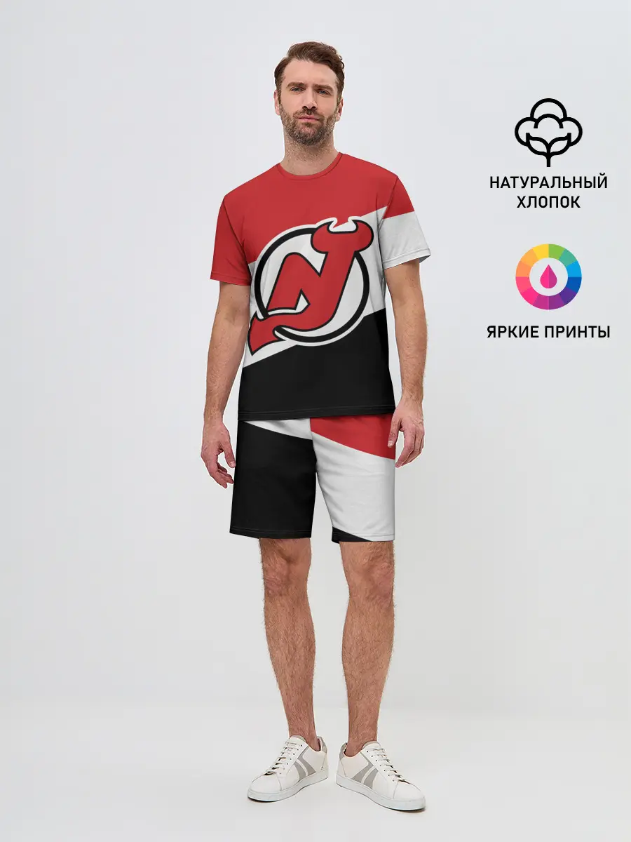 Мужской костюм с шортами / Нью-Джерси Девилз