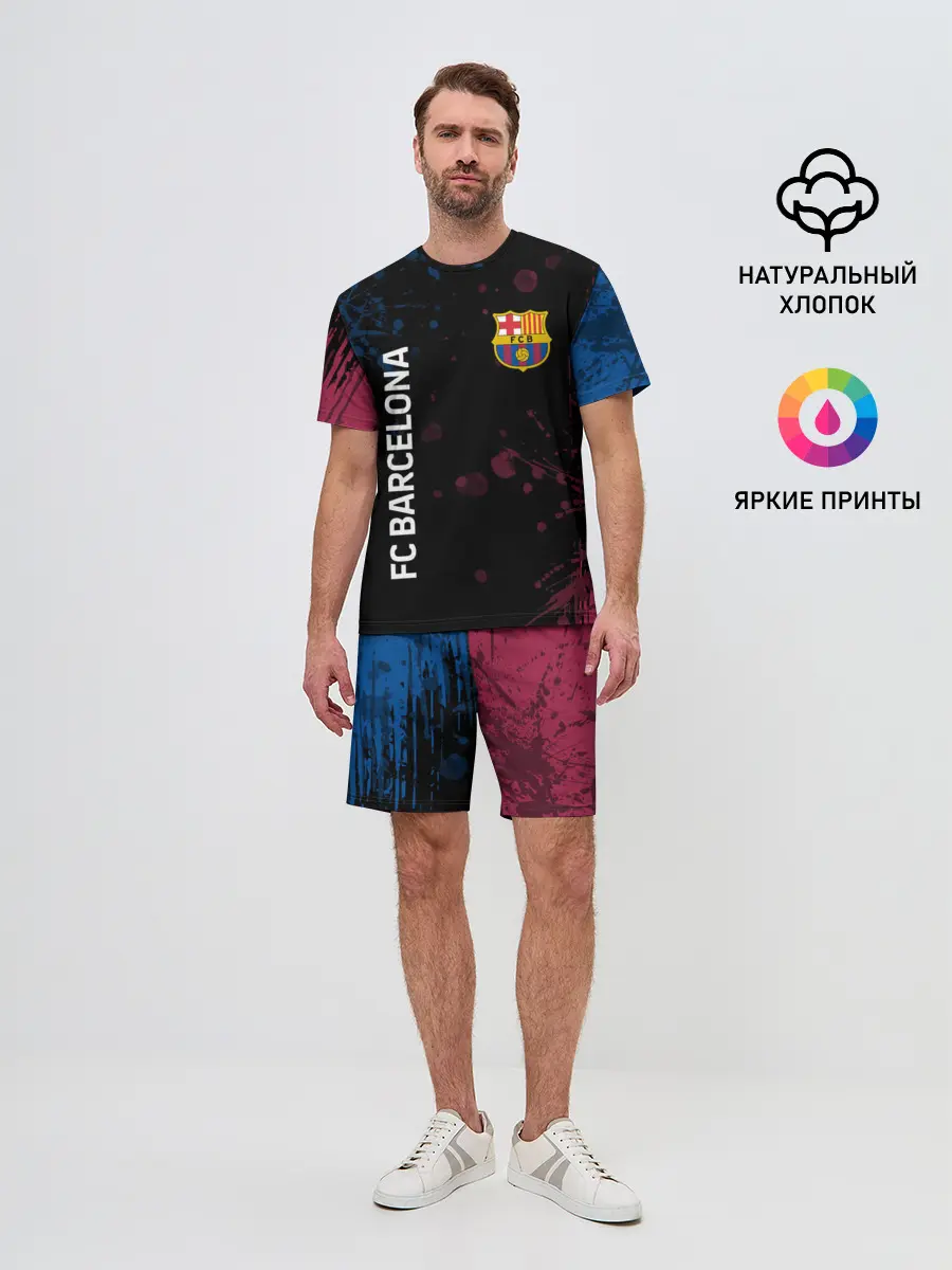 Мужской костюм с шортами / FC BARCELONA.