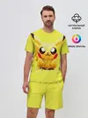 Мужской костюм с шортами / Pikachu Pika Pika