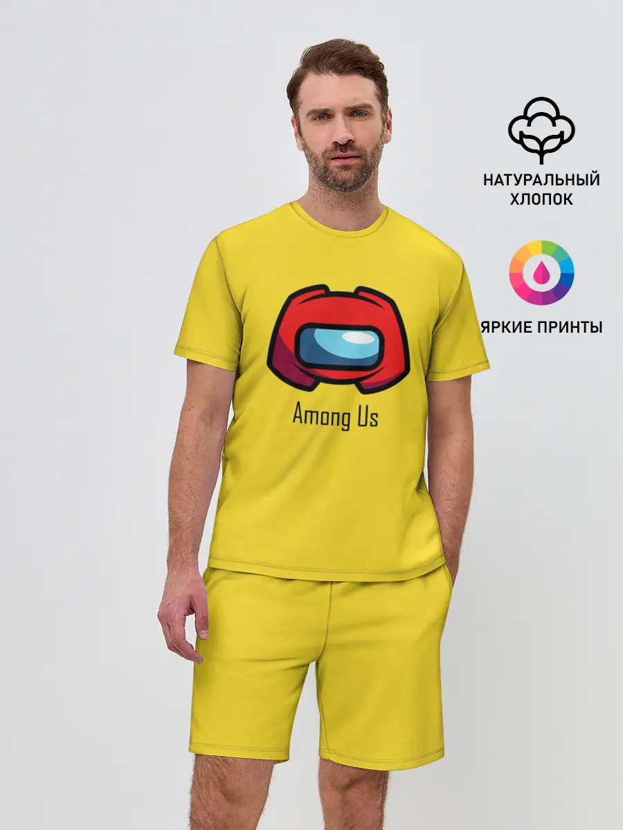Мужской костюм с шортами / Among Us|LoGo