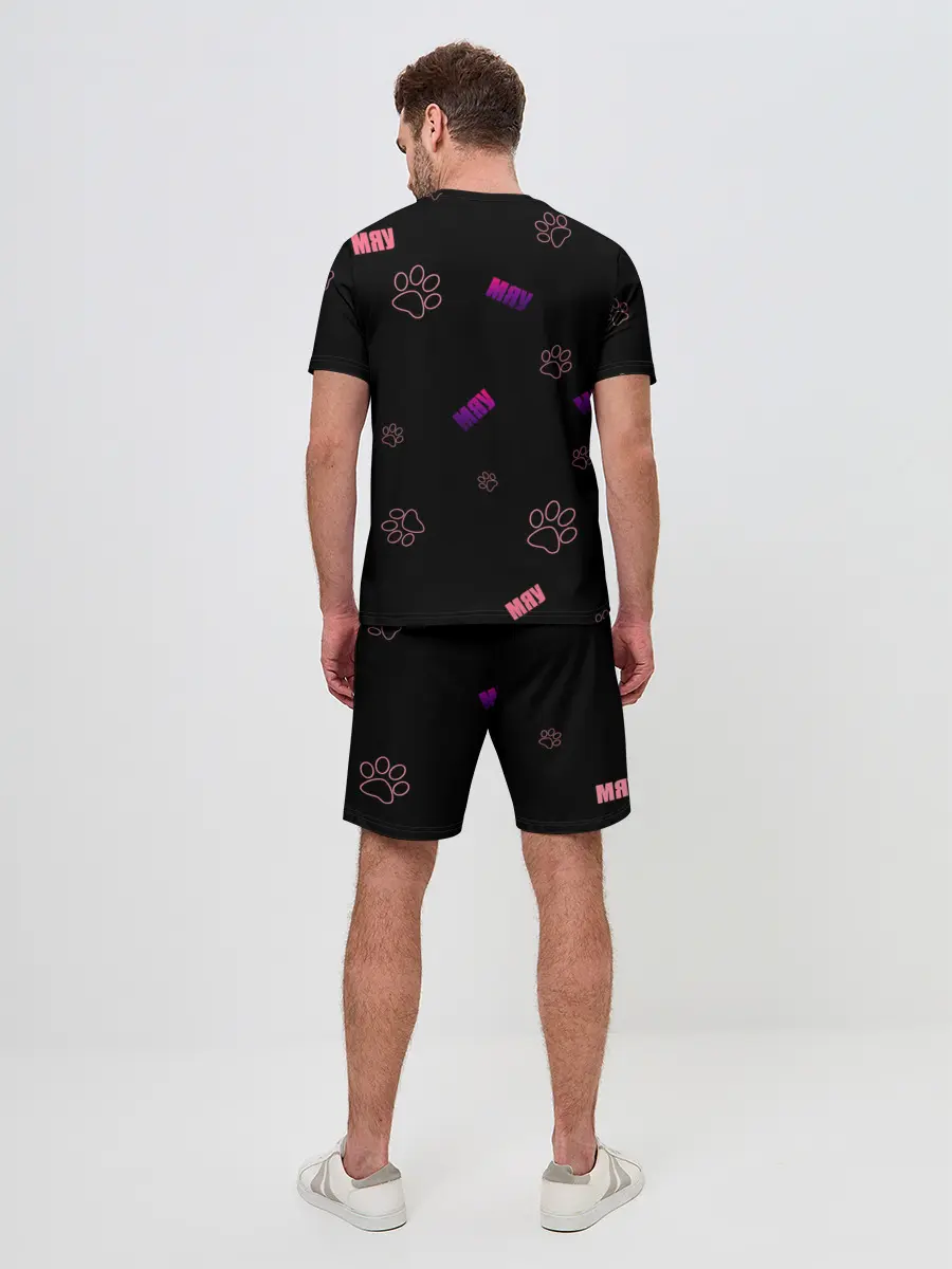 Мужской костюм с шортами / Котик-антидепрессант