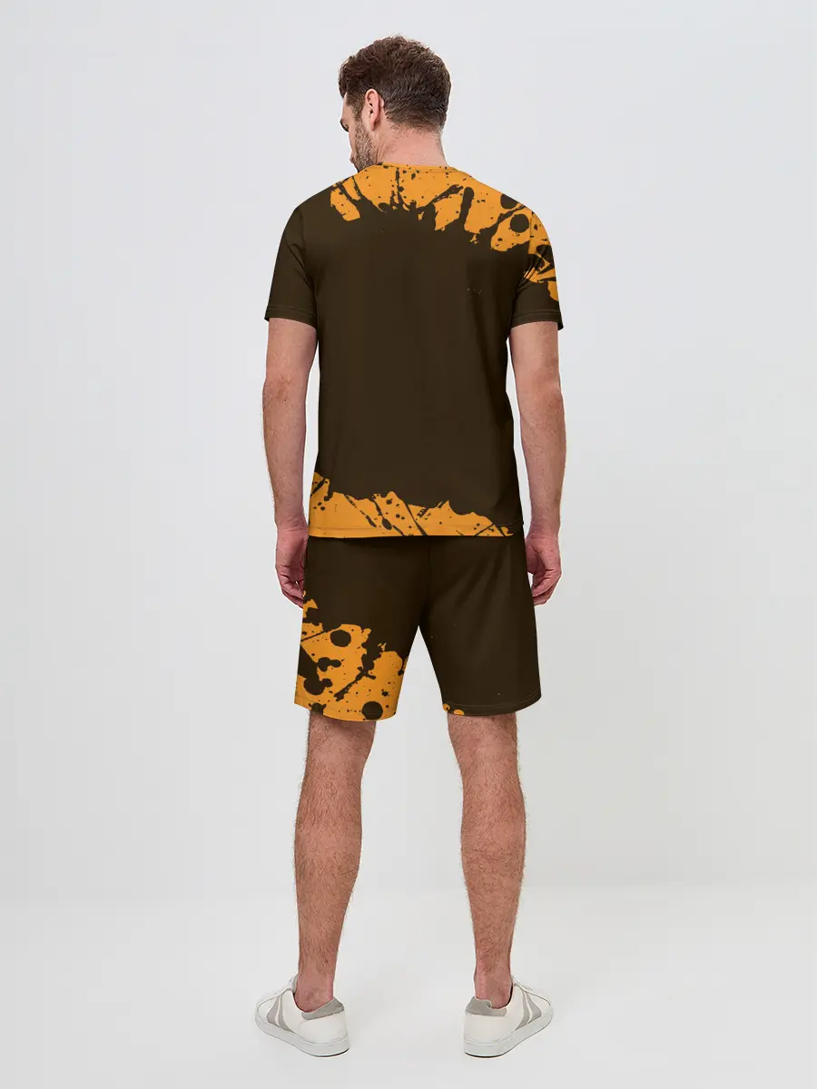 Мужской костюм с шортами / КОТ - FLUFF OFF / Отвали