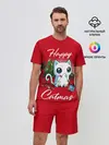 Мужской костюм с шортами / Happy Catmas