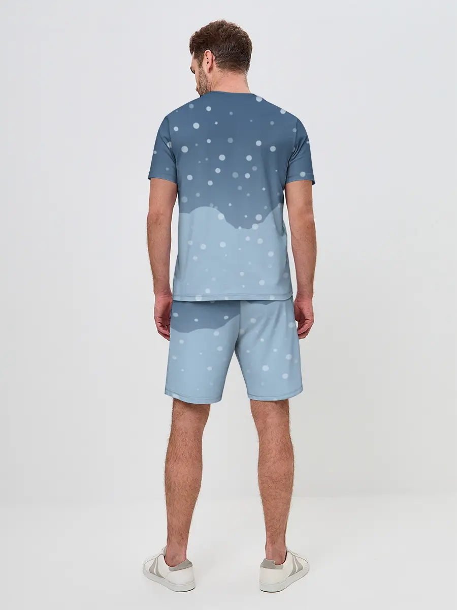 Мужской костюм с шортами / Новогодний Пикачу