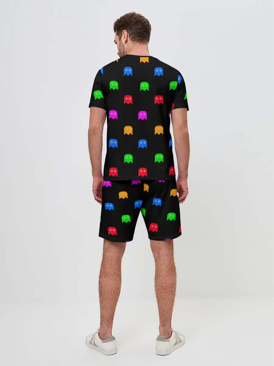 Мужской костюм с шортами / Пакмен