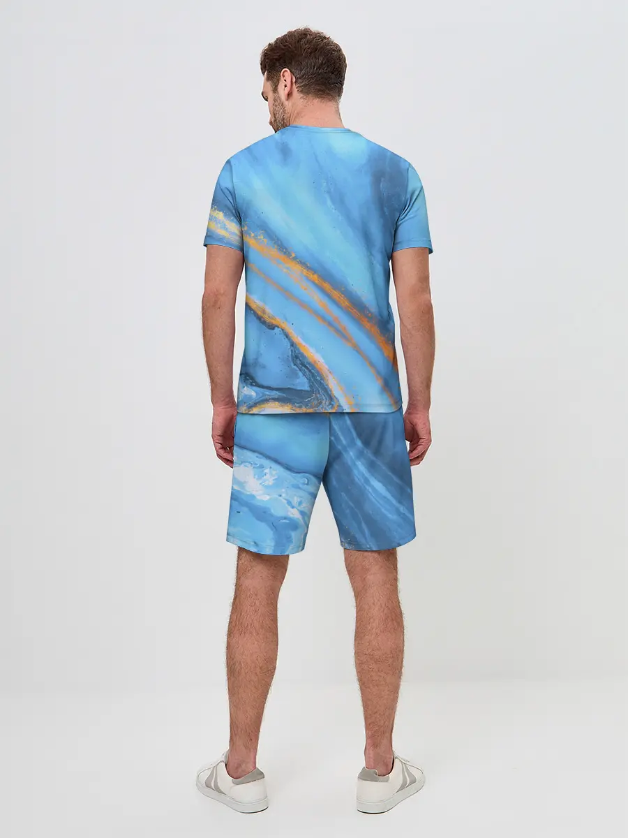 Мужской костюм с шортами / Краски