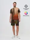 Мужской костюм с шортами / Осенний лес