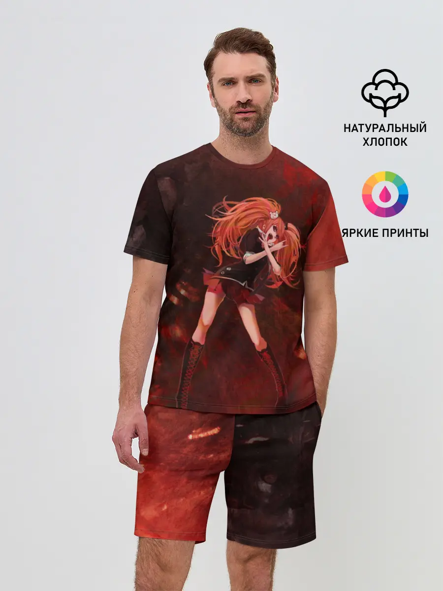 Мужской костюм с шортами / Джунко Эношима