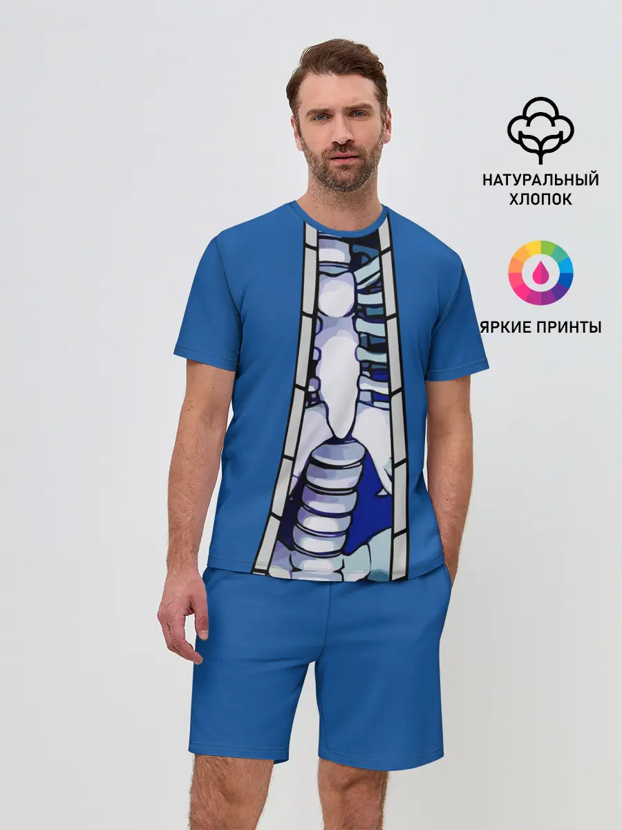 Мужской костюм с шортами / КУРТКА САНСА