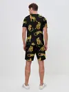 Мужской костюм с шортами / Леопарды