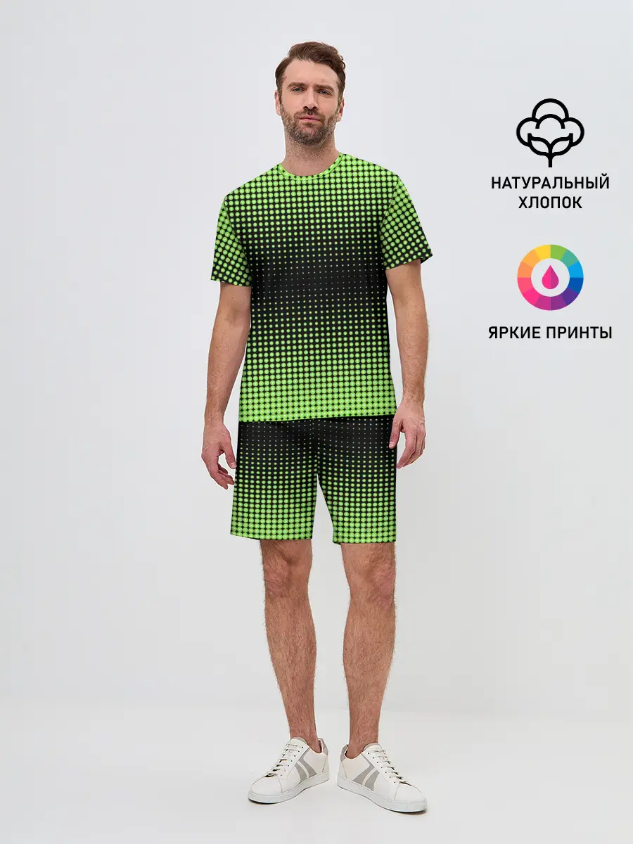 Мужской костюм с шортами / Симметрия