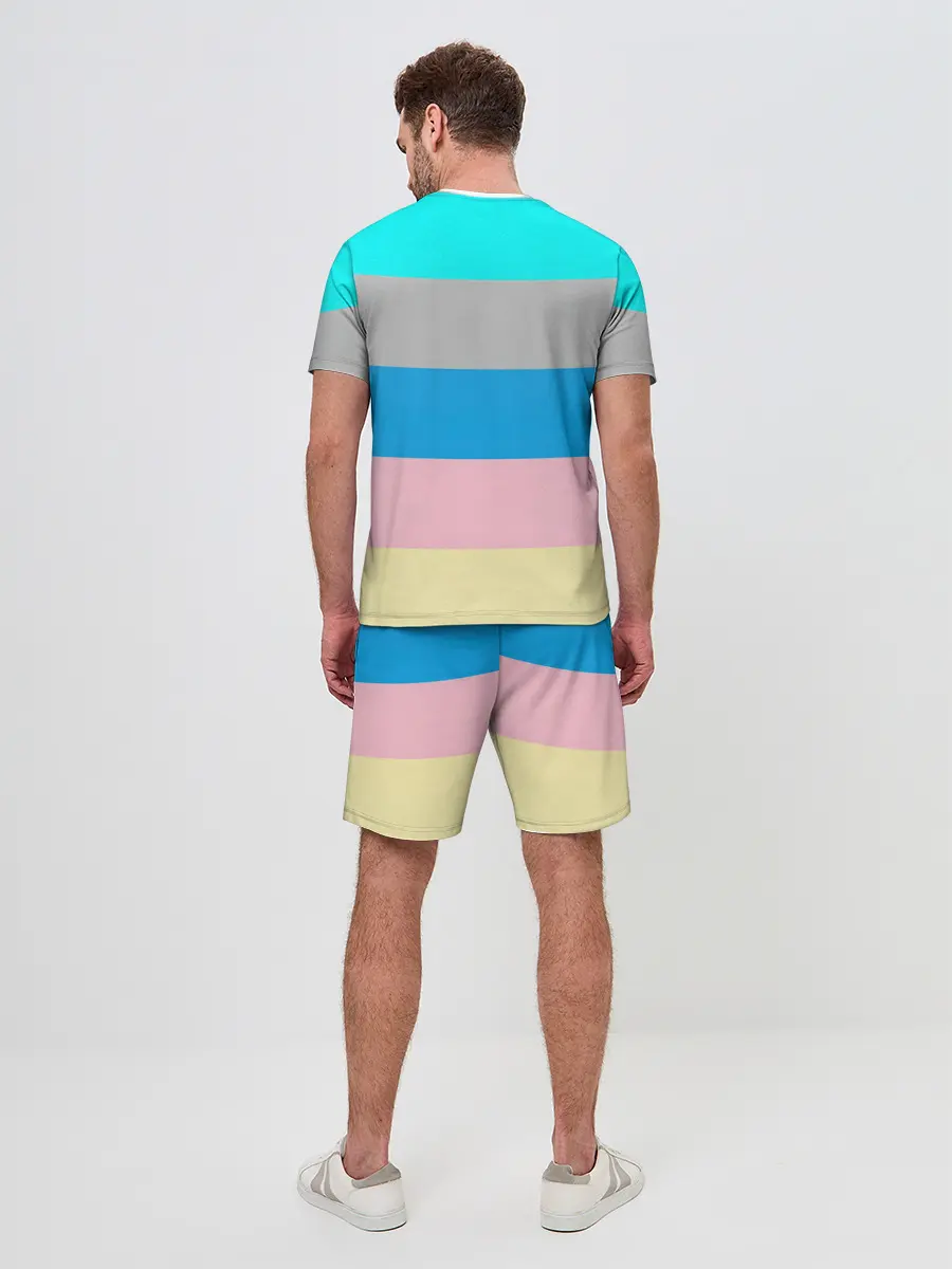 Мужской костюм с шортами / Флаг аниме