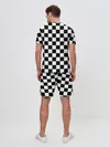 Мужской костюм с шортами / Шахматка