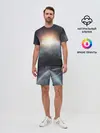 Мужской костюм с шортами / Космос